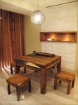 原木實木餐桌