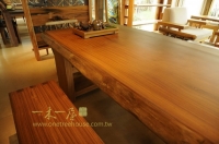 原木實木傢俱-柚木長桌