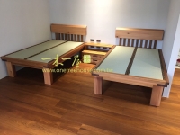 原木實木傢俱-香杉框架床