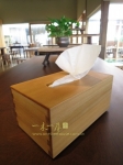 原木實木傢俱-檜木面紙盒